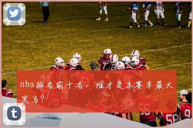 nba排名前十名，谁才是本赛季最大黑马？
