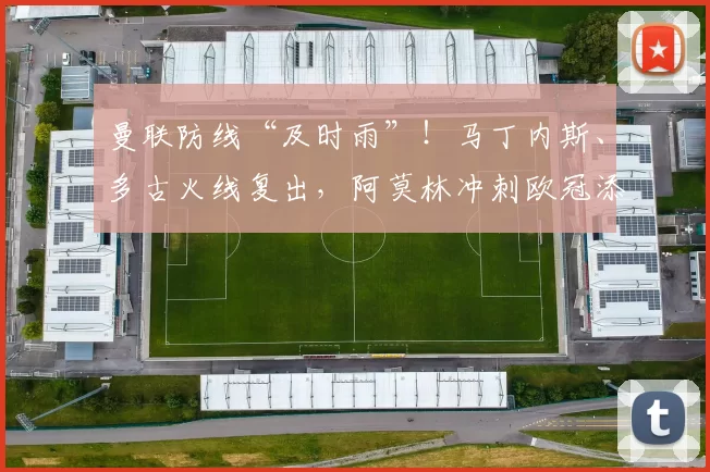 曼联防线“及时雨”！马丁内斯、多古火线复出，阿莫林冲刺欧冠添底气